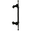 "Abihail" Black Antique Iron Hand Forged Door Pull 